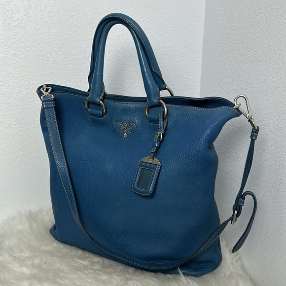 💯Authentic Prada Two-Way Leather Tote Bag🍀 - Picture 4 of 15